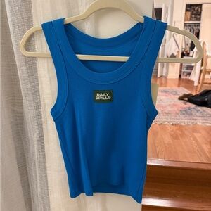 Daily Drills Vibrant Blue Tank Top
